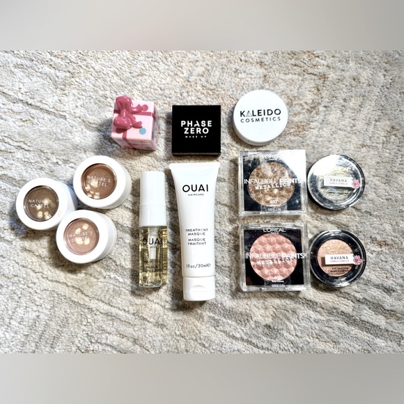 OUAI Other - Makeup Bundle! OUAI Hair mask/Oil with Phase Zero and Kaleido Cosmetics & more